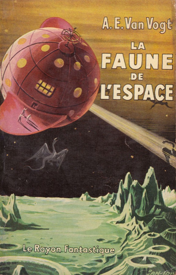 Couverture de La Faune de l'espace d'Alfred E. van Vogt