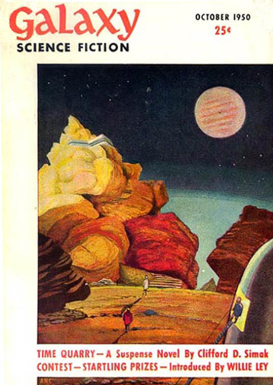 Couverture du premier numéro de Galaxy (octobre 1950)