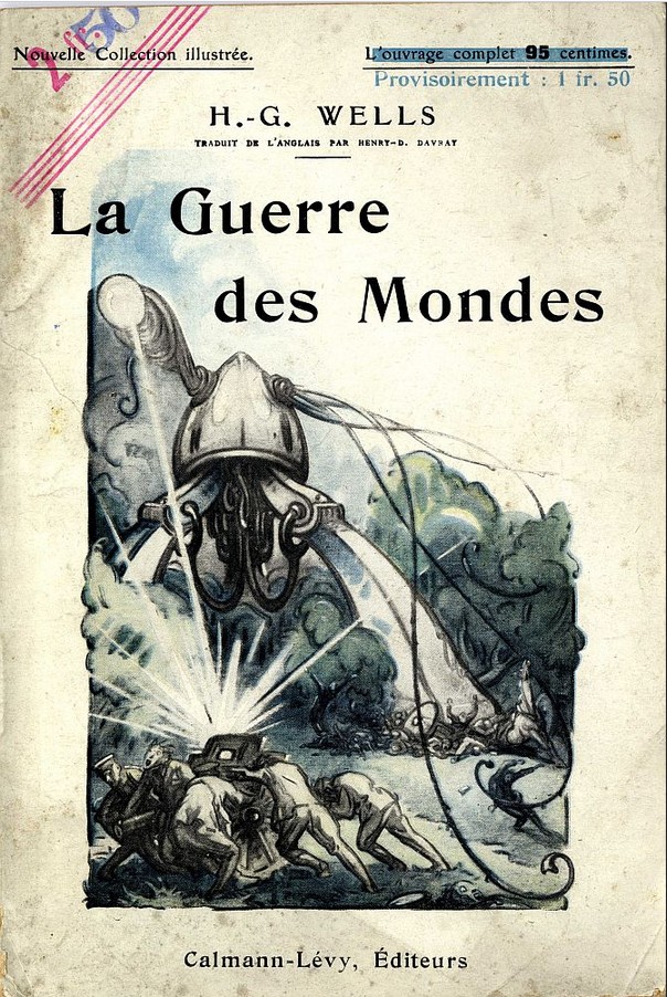 Couverture de La Guerre des mondes d'Herbert George Wells