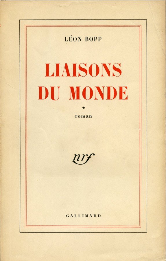 Couverture de Liaisons du monde, de Léon Bopp.