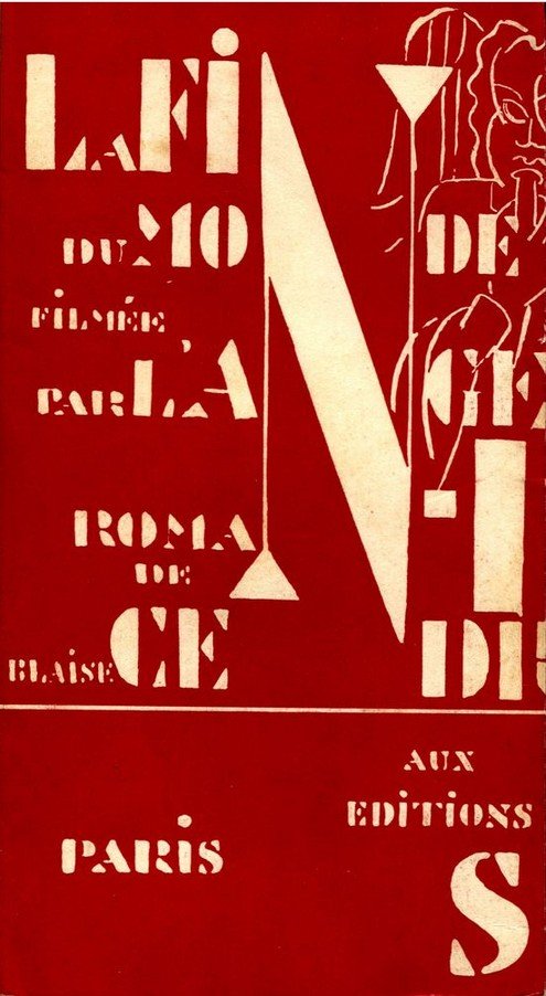 Couverture de La Fin du monde filmée par l'ange N.D., de Blaise Cendrars.