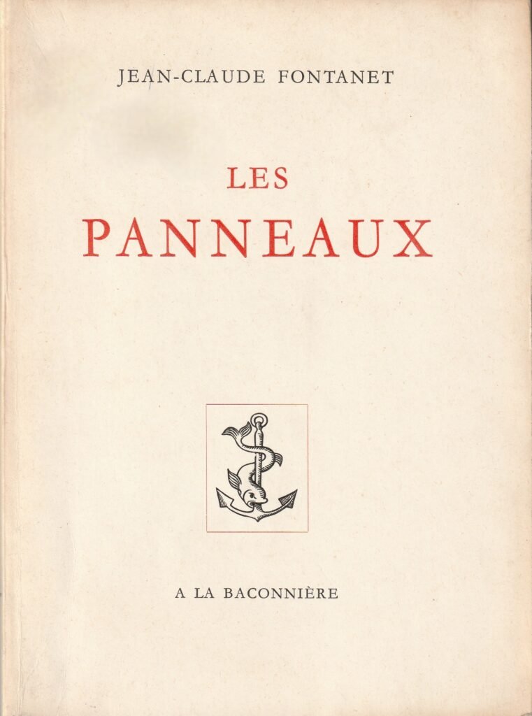 Couverture des Panneaux, de Jean-Claude Fontanet.