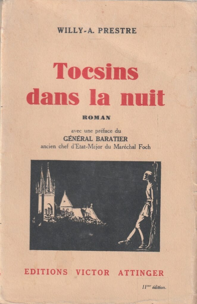 Couverture de Tocsins dans la nuit, de Willy-A. Prestre.